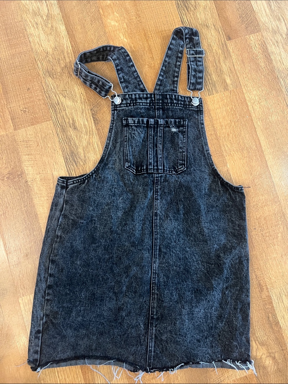 Women’s denim dress wild fable Black Washed Denim Pinafore Dress